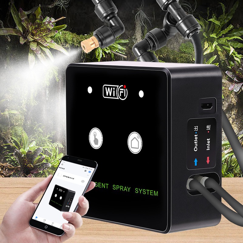 Self Watering Insert - Pulverizador de selva tropical, Control WiFi,